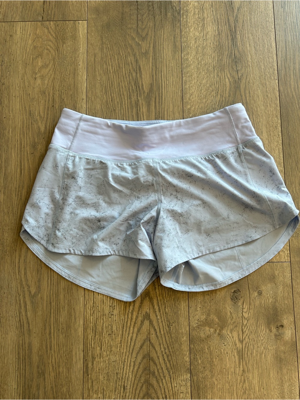 Lululemon Light Periwinkle Hotty Hot Shorts